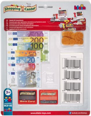 Spielgeld Euro Münzen & Scheine Kaufladen Zubehör von Polly Play Money 56-teilig 