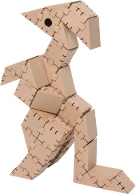 Картонный конструктор "Динозавр Игу", Yohocube