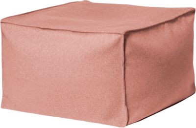 Sitzhocker Loft, 80 x 80 cm, FELT, lachs rosa