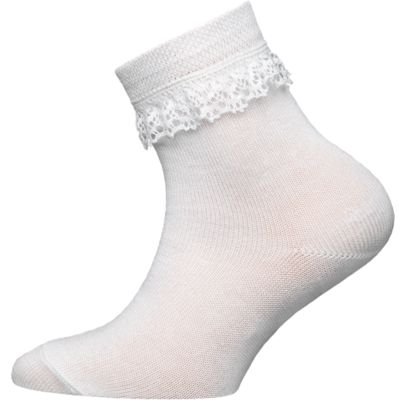 Kinder Mädchen Unterwäsche & Socken Socken 4 Paar Knie und Strümpfe Grösse 23-26 Glitzerfaden Rüsche 
