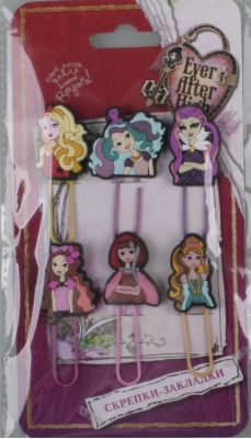 Скрепки-закладки "Ever After High" 6 шт