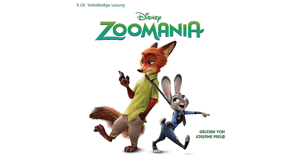 Zoomania, 2 Audio-CDs Hörbuch