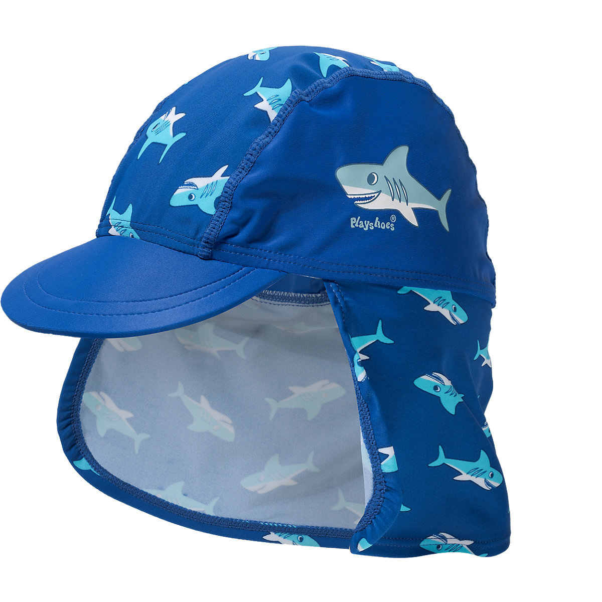 Playshoes UV-Schutz Mütze HAI für Jungen mit UV Schutz 50+