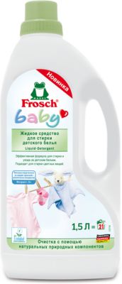 Жидкое средство для стирки детского белья, 1,5л, Frosch