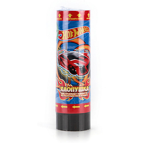 Хлопушка "Hot wheels" 15 см, пружинная от Веселый праздник