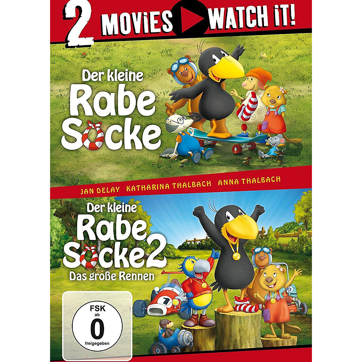 DVD Der kleine Rabe Socke / Der kleine Rabe Socke 2