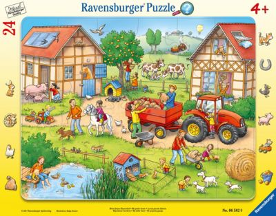 10 Teile mit Griffloch Puzzle Mein Bauernhof Unterhaltung Spiele & Rätsel Puzzles 