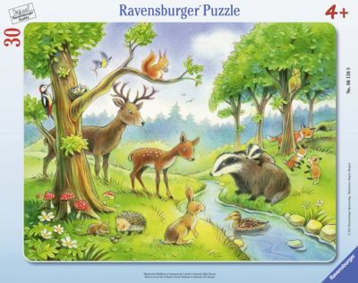 Ravensburger Rahmenpuzzle Kleine Tierfreunde – 42 Teile, Für Kinder Ab 4 Jahren
