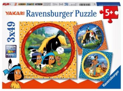 2 X 12 Teile Ravensburger Kinder Puzzle Yakari Yakaris Abenteuer 07607 