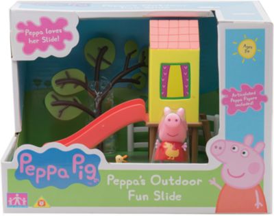Игровой набор "Площадка Домик с горкой", Peppa Pig