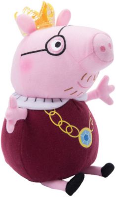 Мягкая игрушка "Папа-Свин король", 30 см, Peppa Pig
