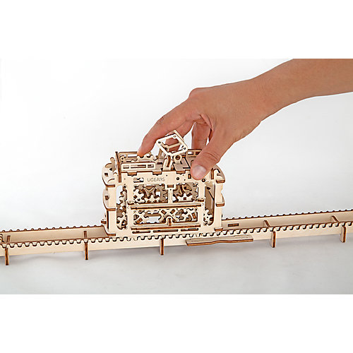 Трамвай с рельсами, UGEARS от UGEARS