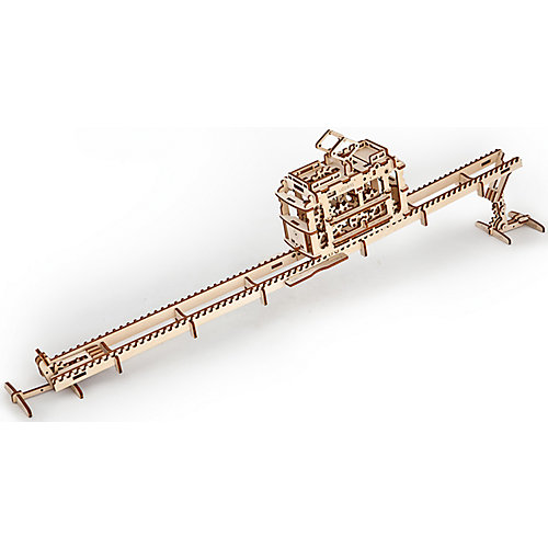 Трамвай с рельсами, UGEARS от UGEARS