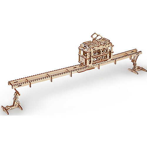 Трамвай с рельсами, UGEARS от UGEARS