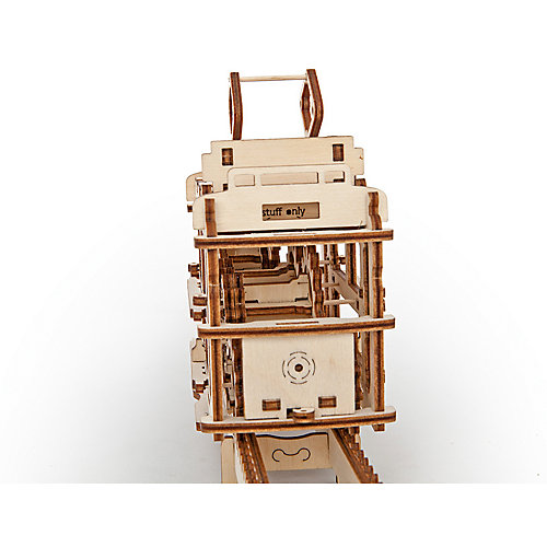 Трамвай с рельсами, UGEARS от UGEARS