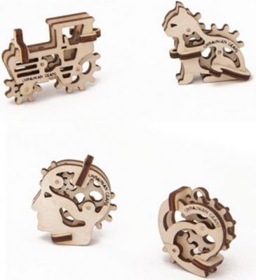 Трибики 4 шт, UGEARS