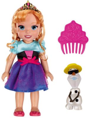 Кукла-малышка "Холодное Сердце" со снеговиком - Анна, 15 см