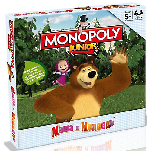 Настольная игра "Монополия "Маша и Медведь" от Hasbro