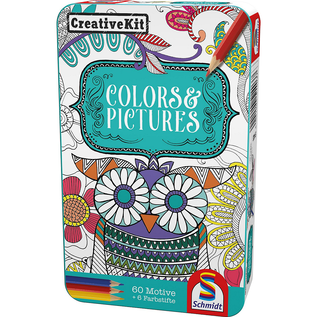 Schmidt Spiele Creative Kit Colors & Pictures Bring-mich-Mit-Spiel