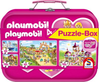 2 x 100 Teile Schmidt Spiele Kinder Puzzle Bibi Blocksberg Koffer 55595 2 x 60 