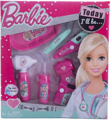 Игровой набор юного доктора компактный, Barbie