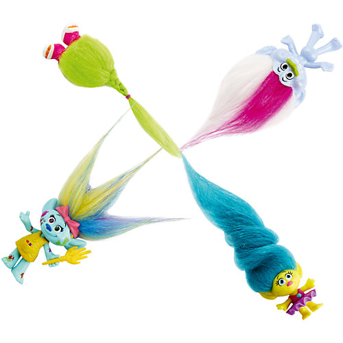 Игровой набор "Торчащие волосы - 4 героя", Тролли от Hasbro
