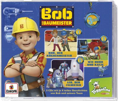 Cd Bob Der Baumeister 01 3er Box Folgen 01 03 Bob Der Baumeister