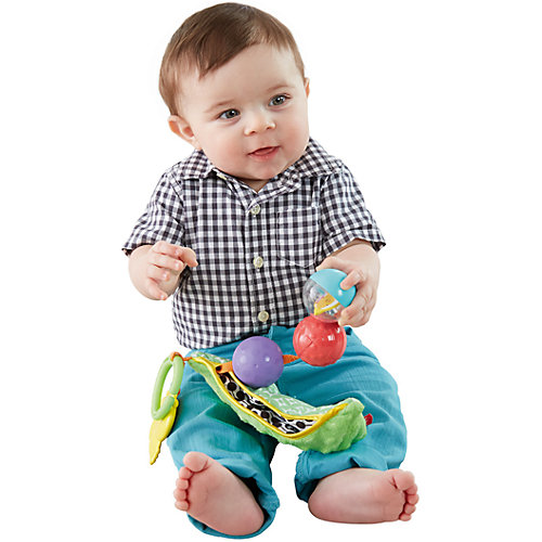 Плюшевая игрушка-погремушка "Горошек", Fisher Price от Mattel