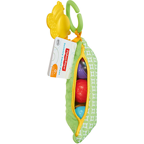 Плюшевая игрушка-погремушка "Горошек", Fisher Price от Mattel