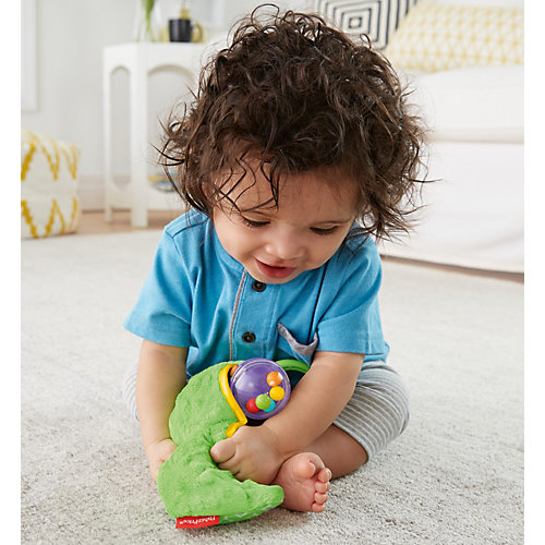 Плюшевая игрушка-погремушка "Горошек", Fisher Price от Mattel