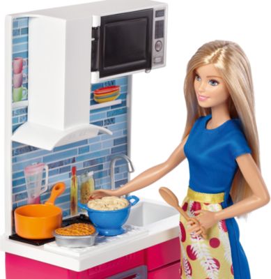 Barbie Möbel Küche & Puppe, Barbie myToys