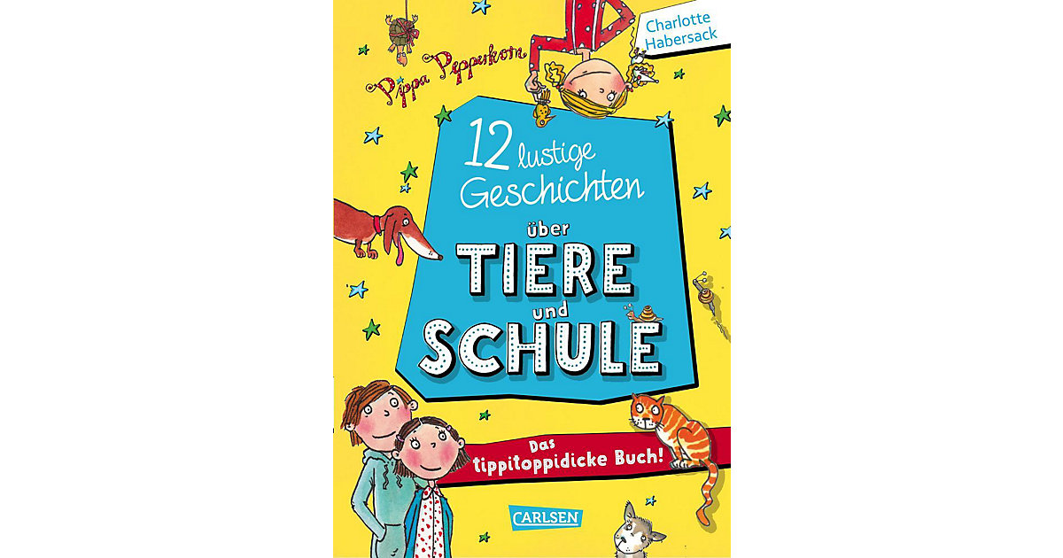 Buch - 12 lustige Geschichten über Tiere und Schule - Das tippitoppidicke Buch!, Sammelband