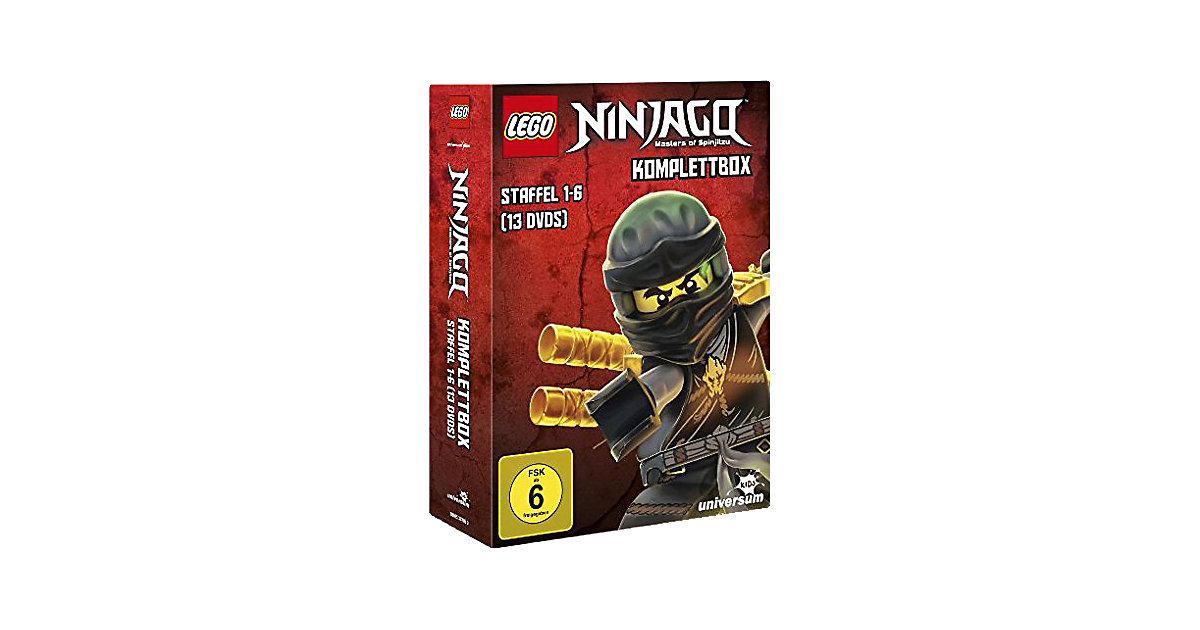 Spielzeug: Lego DVD LEGO Ninjago - Komplettbox - Season 1-6 (13 DVDs) Hörbuch