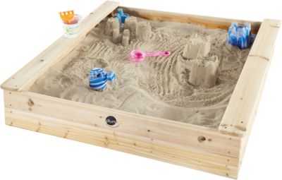 Sandkasten Sandbox Sechseckiger Sandkasten fi 120 cm Holz Spielzeug für Kinder 