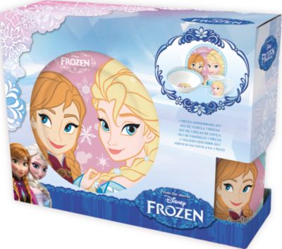 Набор керамической посуды "Холодное сердце: Сёстры" (3 предмета)