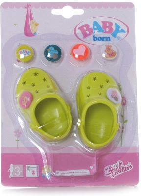 Сандали фантазийные, BABY born, жёлтые