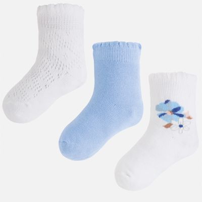 Носки (3 пары) для девочки Mayoral