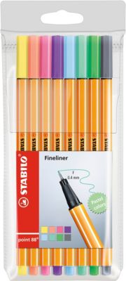 Point 24 Farben Fineliner Tintenschreiber Stifte Sets 0,4mm Zubehör