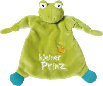 Image of "Schmusetuch Frosch ""kleiner Prinz"" 25x25cm"
