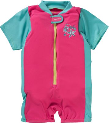 Baby Schwimmanzug Mädchen türkis/pink Gr. 104/110 Kleinkinder