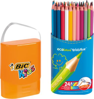 Evolutions Buntstifte in Stiftebox, 24 Farben