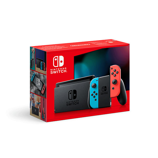 Nintendo Switch Konsole Neon-Rot/Neon-Blau (neue Edition)