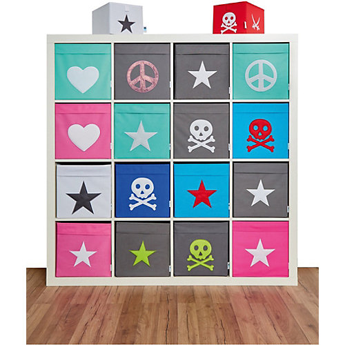 Коробка с крышкой для хранения Store it Звезда, серый - серый от STORE IT!