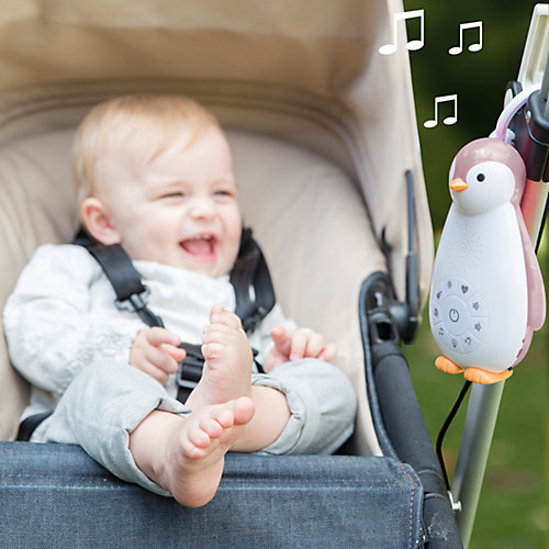 Беспроводная колонка+проигрыватель+ночник пингвинёнок Зои (ZOE). ZAZU. 0+. Серый. Арт. ZA-ZOE-01