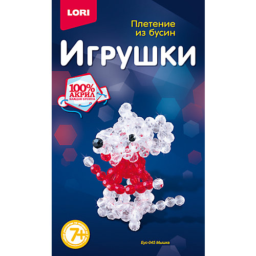 Плетение из бусин "Мышка" от LORI