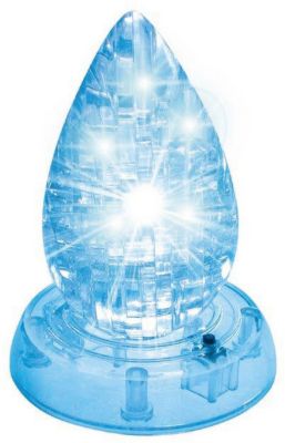 Кристаллический пазл-cветильник 3D Капля L