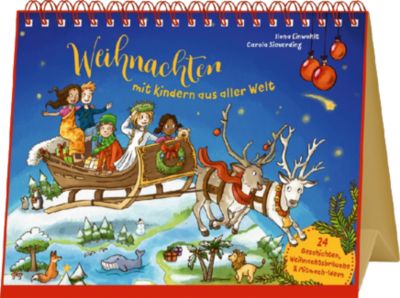 Buch - Weihnachten mit Kindern aus aller Welt, Tisch-Adventskalender