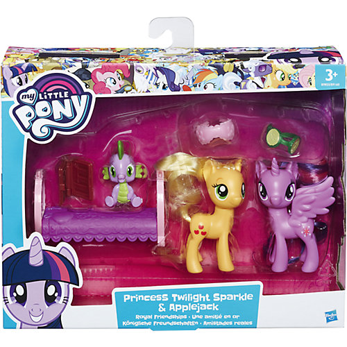 Игровой набор My little Pony "Уроки дружбы" Принцесса Твайлайт Спаркл и Эпплджек от Hasbro
