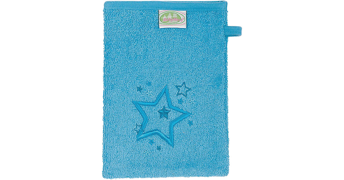 Odenwälder · Waschlappen Sterne, Frottee türkis, 3er Pack Odenwälder · Waschlappen Sterne, Frottee türkis, 3er Pack