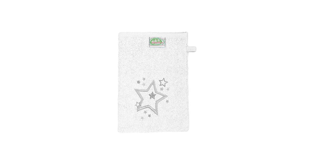 Odenwälder · Waschlappen Sterne, Frottee weiß, 3er Pack Odenwälder · Waschlappen Sterne, Frottee weiß, 3er Pack